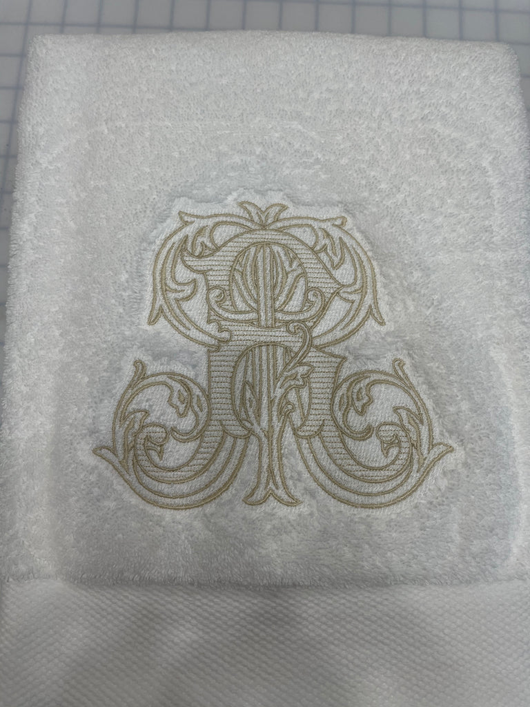 Progression of a bad monogram to a good one!