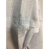 Ladies Short Waffle Weave Robe