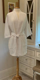 Ladies Short Waffle Weave Robe