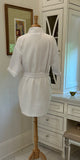 Ladies Short Waffle Weave Robe