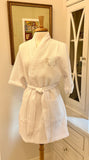 Ladies Short Waffle Weave Robe