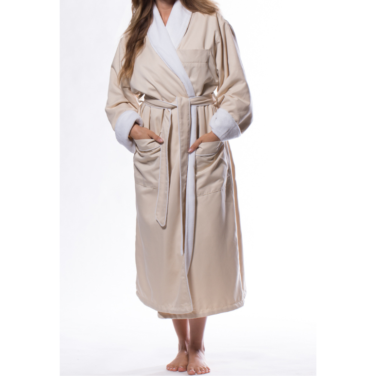 Luxury Microfiber Plush Lined Robe
