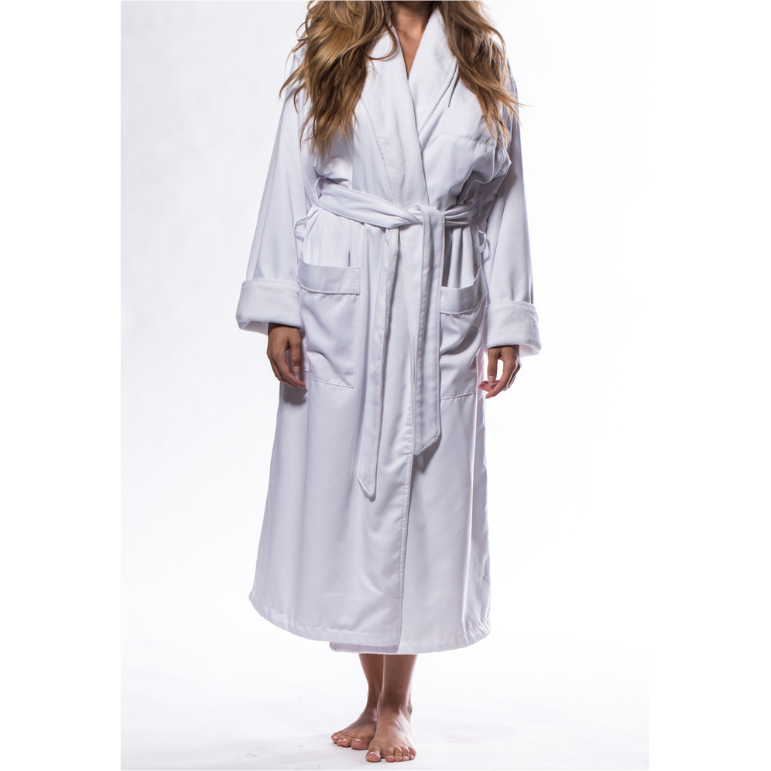 Luxury Microfiber Plush Lined Robe
