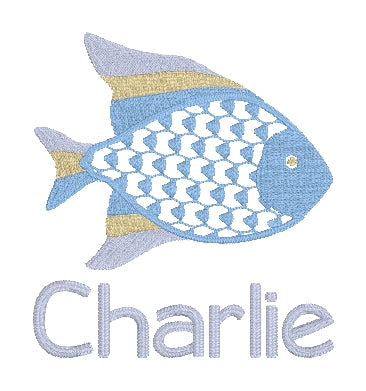 Shuler fish with Peyton Jennifer font