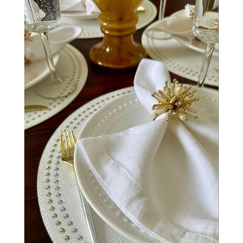 Bodrum Riviera Stone Washed Linen Napkins Wedding Set of 12