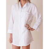 Ginny Nightshirt, tiffany blue piping