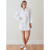 Marjorie Nightshirt, white piping