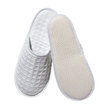 Luxury Waffle Weave, Closed Toe Slippers