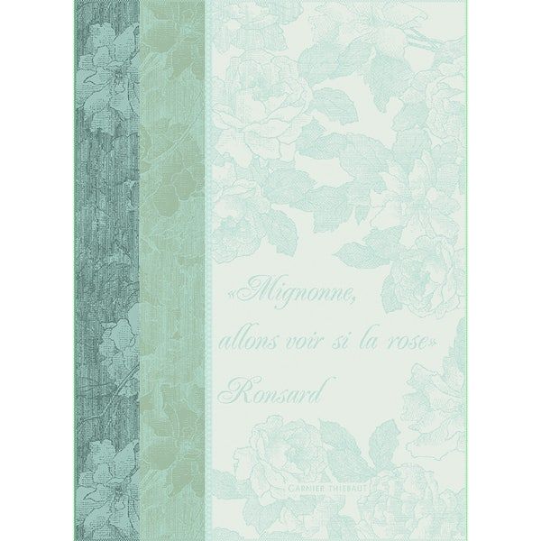 Garnier-Thiebaut Mignonne Celadon Kitchen Towel