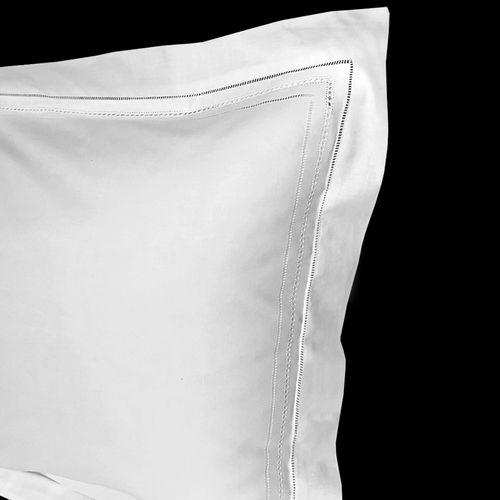 Euro 26" Linen Gilucci and Hemstitch Pillow Sham
