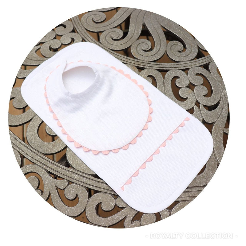 The Royalty Collection Bib and Burp