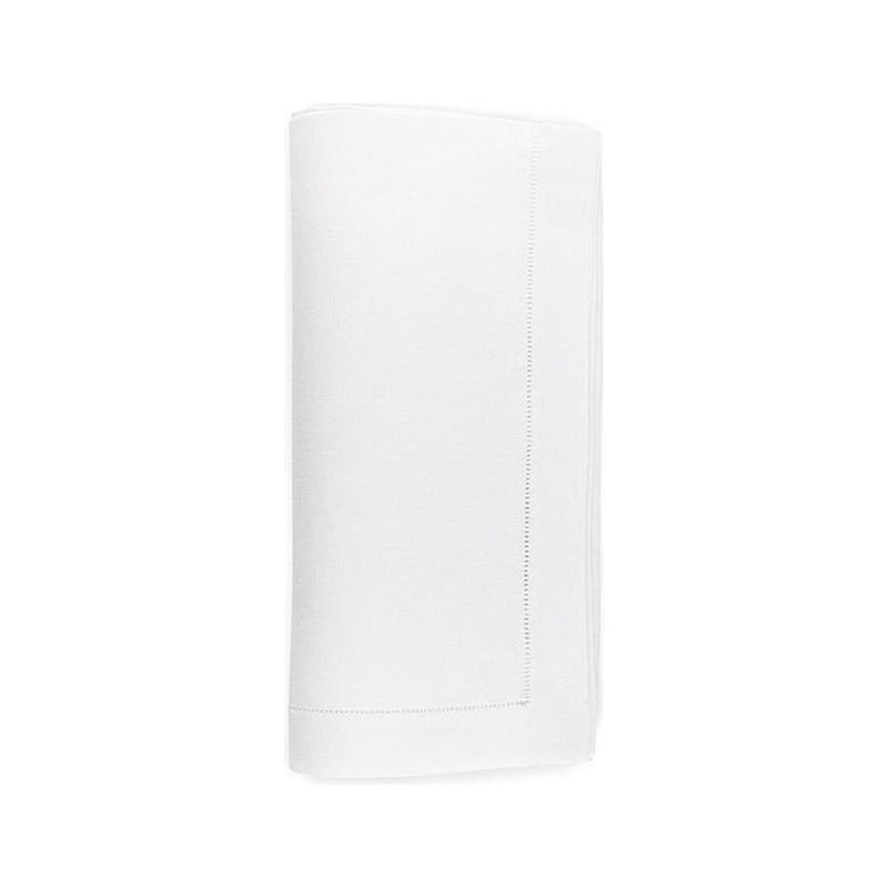 Sferra Classico White Linen Guest Towel